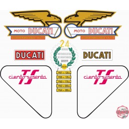 Juego Adhesivos Ducati 160 TS
